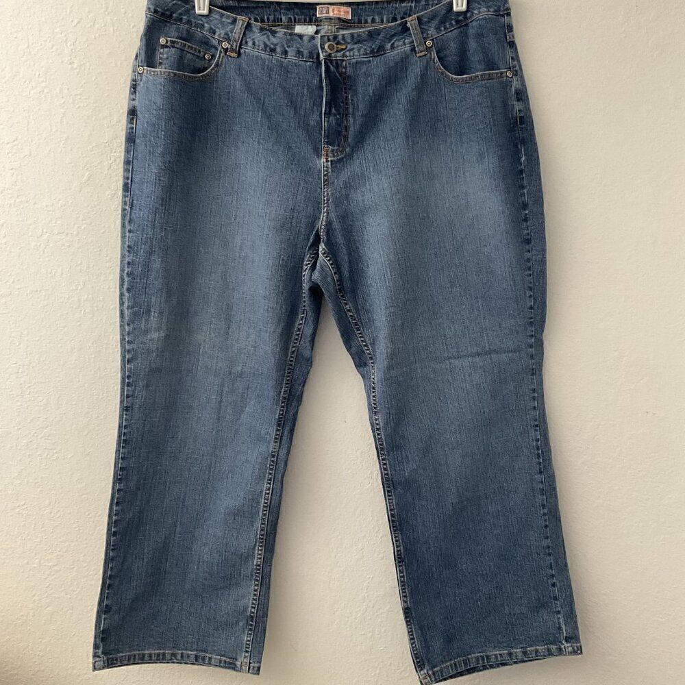 Plus Faded Glory Stretch Bootcut Jeans 24W Petite